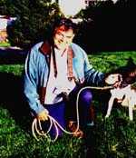 UFO
                          witnesses - Frank Robinson and his dog