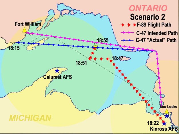 F-89 Intercept C-47 Scenario 2