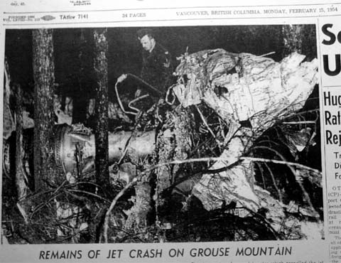 Grouse Mtn - F-86 Wreckage