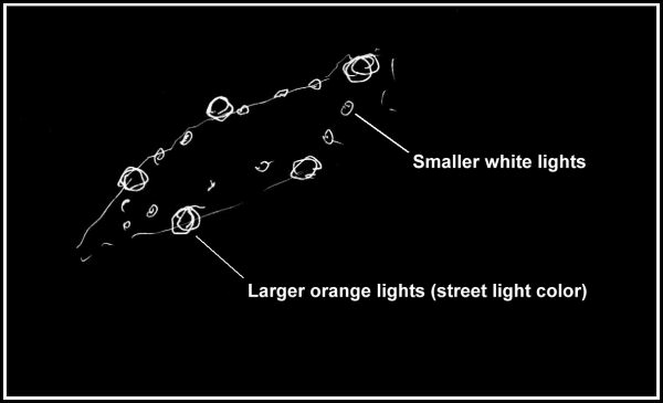 Drawing by UFO witness CRM2