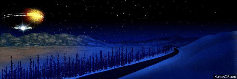Animated GIF of Giant UFO in Yukon